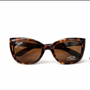 Oscar de la Renta Brown Tortoise Sunglasses